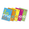 (06A4P03) LAMELA LIBRETA GRAPADA 50H A4 90GR CUADROVÍA 3MM CUBIERTA PP C/SURTIDOS