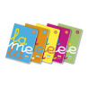 (06A4P04) LAMELA LIBRETA GRAPADA 50H A4 90GR CUADROVÍA 4MM CUBIERTA PP C/SURTIDOS FLUORESCENTES