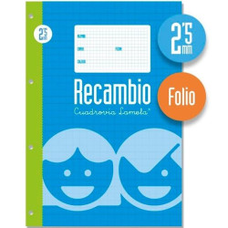 (09002) LAMELA RECAMBIO 100H FOLIO 70GR CUADROVÍA 2