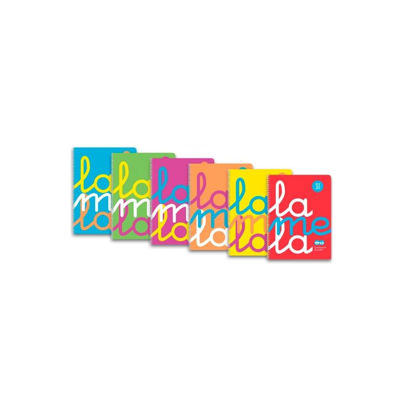 (7FTP03S6) LAMELA CUADERNO ESPIRAL 80H FOLIO 90GR CUADROVÍA 3MM CUBIERTA PP FLÚOR C/SURTIDOS (7FTP03S6) LAMELA CUADERNO ESPIRAL 80H FOLIO 90GR CUADROVÍA 3MM CUBIERTA PP FLÚOR C/SURTIDOS