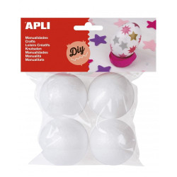 (13279) APLI BOLA POREXPAN 45MM Ø -4U-