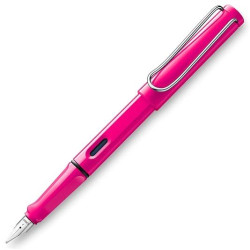 (1223774) LAMY PLUMA ESTILOGRÁFICA SAFARI 013M TINTA AZUL PUNTA M ROSA