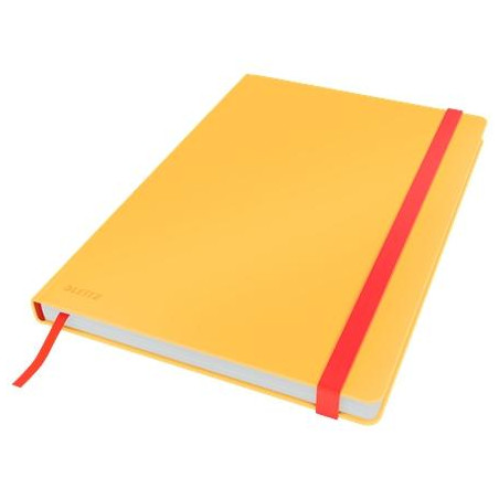 (44820019) LEITZ CUADERNO DE NOTAS COSY TOUCH 80H CUADRICULADO T/DURA CIERRE C/GOMA DIN B5 AMARILLO