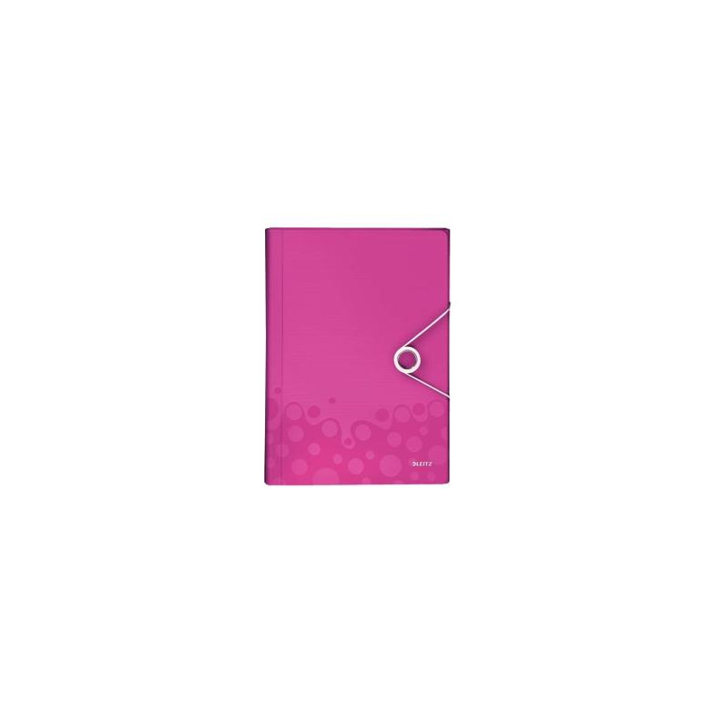 (45890023) LEITZ CARPETA ACORDEÓN WOW PP 6 SEPARADORES A4 FUCSIA (45890023) LEITZ CARPETA ACORDEÓN WOW PP 6 SEPARADORES A4 FUCSIA