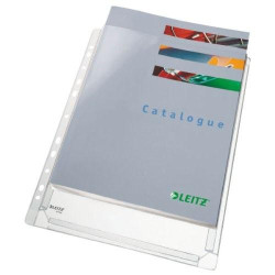(47563003) LEITZ FUNDAS MULTITALADRO FUELLE A4 PVC 5 BOLSAS