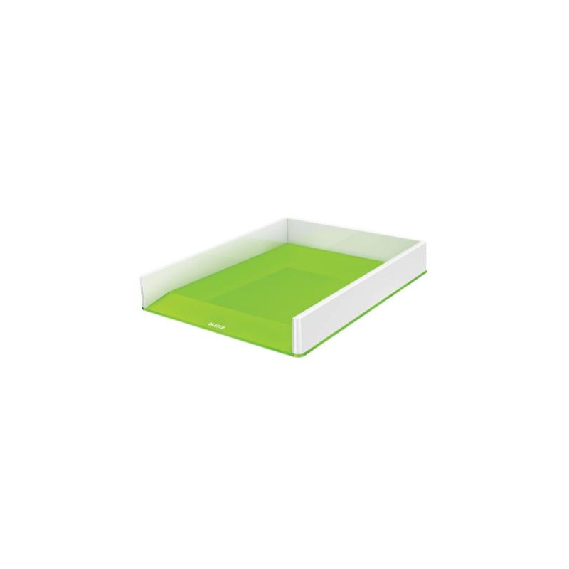 (53611054) LEITZ BANDEJA SOBREMESA WOW DUAL A4 PLÁSTICO VERDE/BLANCO (53611054) LEITZ BANDEJA SOBREMESA WOW DUAL A4 PLÁSTICO VERDE/BLANCO
