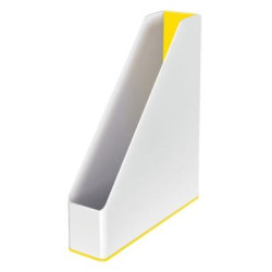 (53621016) LEITZ REVISTERO WOW DUAL A4 PLÁSTICO AMARILLO/BLANCO