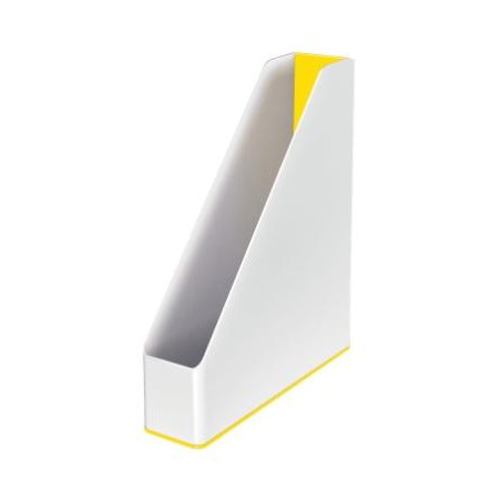 (53621016) LEITZ REVISTERO WOW DUAL A4 PLÁSTICO AMARILLO/BLANCO