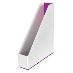 (53621062) LEITZ REVISTERO WOW DUAL A4 PLÁSTICO VIOLETA/BLANCO