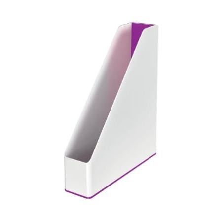 (53621062) LEITZ REVISTERO WOW DUAL A4 PLÁSTICO VIOLETA/BLANCO