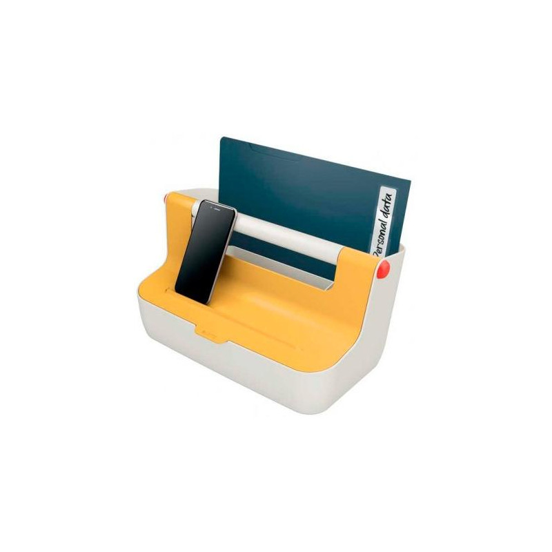 (61250019) LEITZ CAJA DE ALMACENAMIENTO PORTÁTIL COSY C/ASA ABS AMARILLO (61250019) LEITZ CAJA DE ALMACENAMIENTO PORTÁTIL COSY C/ASA ABS AMARILLO