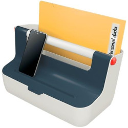 (61250089) LEITZ CAJA DE ALMACENAMIENTO PORTÁTIL COSY C/ASA ABS GRIS