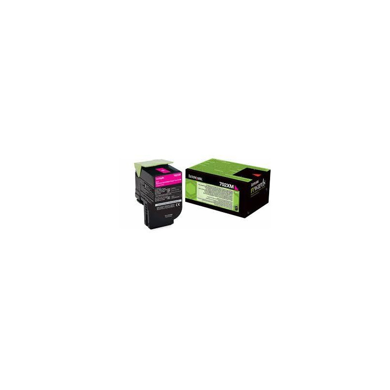 (70C2XM0) LEXMARK TONER MAGENTA RETORNABLE 702XM (70C2XM0) LEXMARK TONER MAGENTA RETORNABLE 702XM
