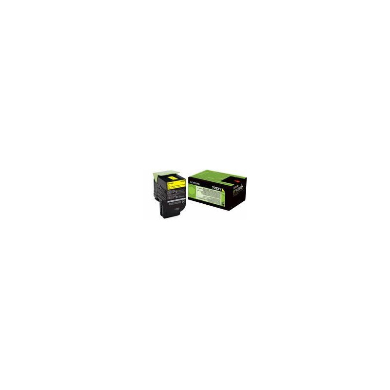 (70C2XY0) LEXMARK TONER AMARILLO RETORNABLE 702XM (70C2XY0) LEXMARK TONER AMARILLO RETORNABLE 702XM