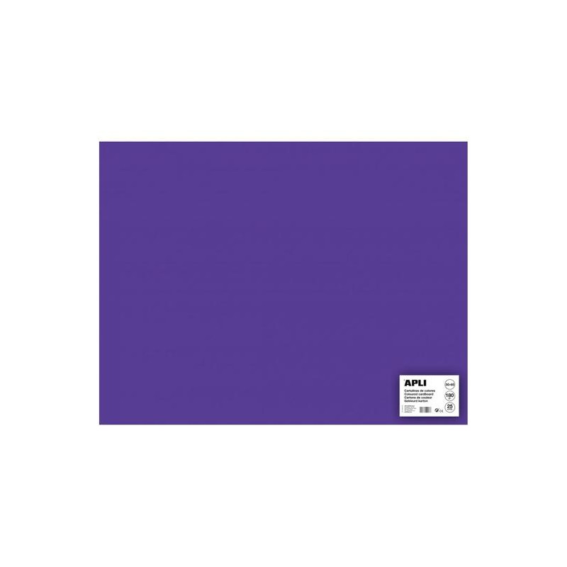 (14273) APLI CARTULINA 50X65CM 170GR PACK DE 25H MORADO (14273) APLI CARTULINA 50X65CM 170GR PACK DE 25H MORADO