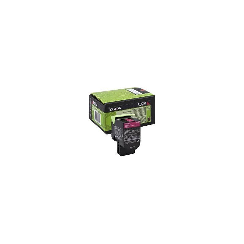 (80C20M0) LEXMARK 802M TONER RETORNABLE MAGENTA (1K) (80C20M0) LEXMARK 802M TONER RETORNABLE MAGENTA (1K)