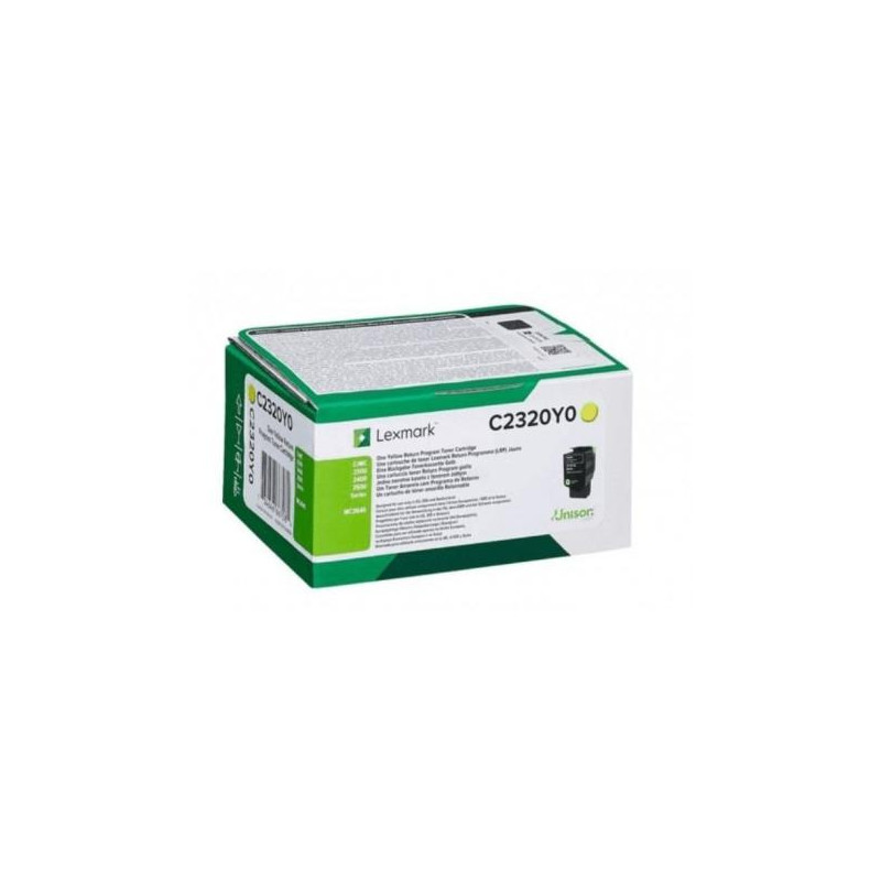 (C2320Y0) LEXMARK TONER AMARILLO C2320 (C2320Y0) LEXMARK TONER AMARILLO C2320