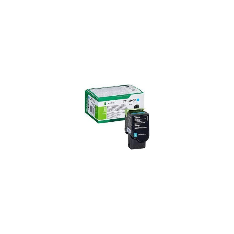 (C232HC0) LEXMARK TONER CIAN MC2325ADW (C232HC0) LEXMARK TONER CIAN MC2325ADW
