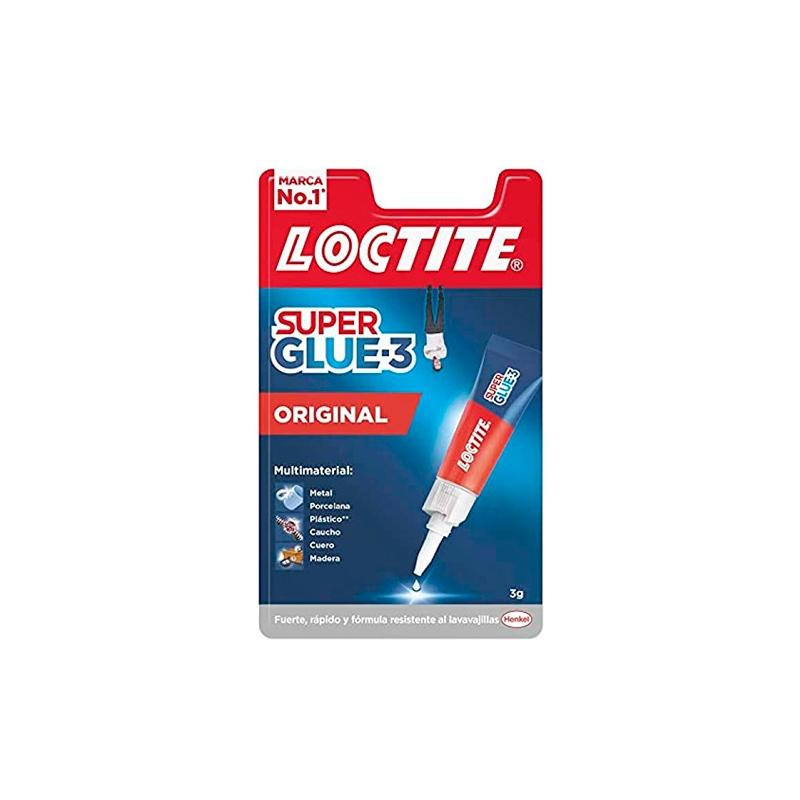 (2640968) LOCTITE SUPER GLUE-3 ADHESIVO INSTANTÁNEO ORIGINAL 3GR (2640968) LOCTITE SUPER GLUE-3 ADHESIVO INSTANTÁNEO ORIGINAL 3GR