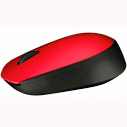 (910-004641) LOGITECH RATÓN M171 INALÁMBRICO 1000PPP AMBIDIESTRO 2 BOTONES ROJO
