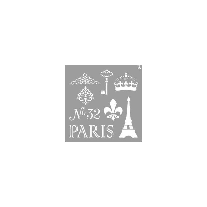 (090006) LA PAJARITA STENCIL ST-06 PLANTILLA DECORATIVA MODELO PARIS (090006) LA PAJARITA STENCIL ST-06 PLANTILLA DECORATIVA MODELO PARIS
