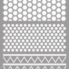 (090014) LA PAJARITA STENCIL ST-14 PLANTILLA DECORATIVA MODELO TEXTURES