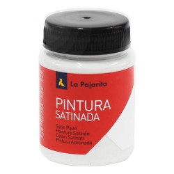 (110122) LA PAJARITA TÉMPERA ESCOLAR BOTE DE 35ML SATINADA BLANCO L-21
