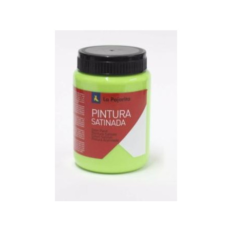 (169622) LA PAJARITA TÉMPERA ESCOLAR BOTE DE 35ML SATINADA VERDE LORO L-37