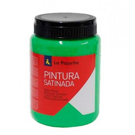 (169713) LA PAJARITA TÉMPERA ESCOLAR BOTE DE 375ML VERDE CESPED TURQUESA L-38