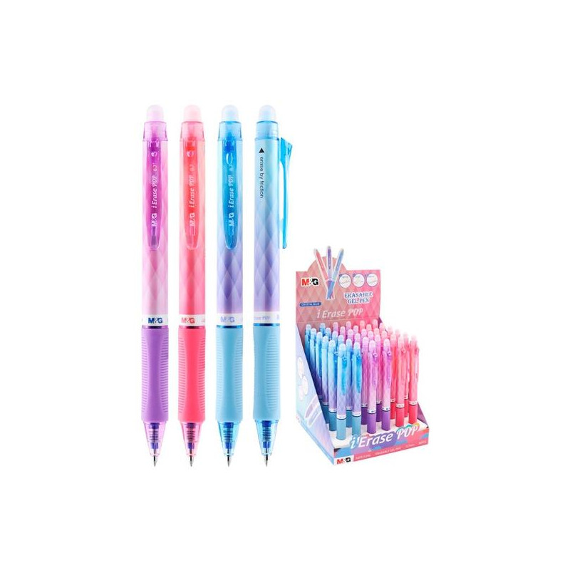 (AKPH32R6) M&G BOLÍGRAFOS TINTA DE GEL BORRABLE IERASE POP RETRÁCTIL C/SURTIDOS EXPOSITOR 36 UD (AKPH32R6) M&G BOLÍGRAFOS TINTA DE GEL BORRABLE IERASE POP RETRÁCTIL C/SURTIDOS EXPOSITOR 36 UD