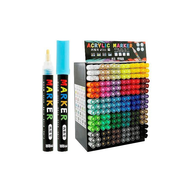 (APL976D0) M&G ROTULADORES PINTURA ACRÍLICA C/SURTIDOS EXPOSITOR 180 UD (APL976D0) M&G ROTULADORES PINTURA ACRÍLICA C/SURTIDOS EXPOSITOR 180 UD