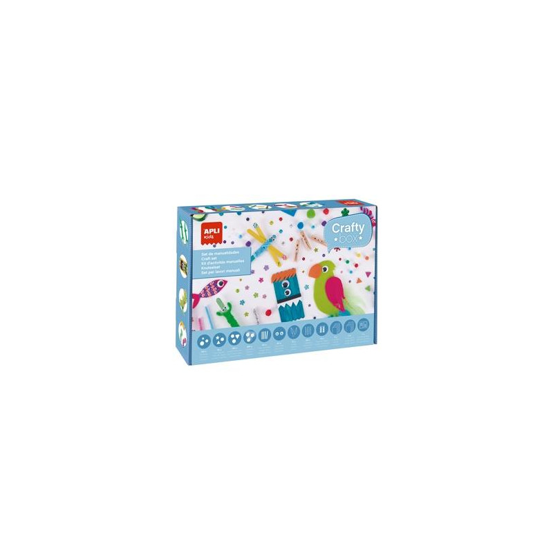 (19258) APLI SET DE MANUALIDADES CRAFTY BOX +4 AÑOS (19258) APLI SET DE MANUALIDADES CRAFTY BOX +4 AÑOS