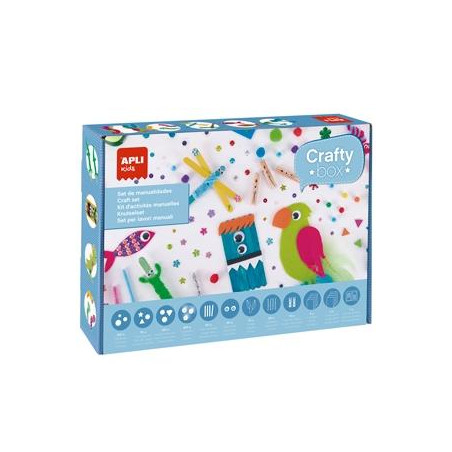 (19258) APLI SET DE MANUALIDADES CRAFTY BOX +4 AÑOS