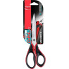 (499210) MAPED TIJERAS MULTIUSOS ADVANCED SOFT GEL 21CM ASIMÉTRICAS MANGO NEGRO/ROJO -BLISTER-