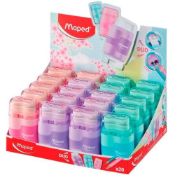 (049231) MAPED AFILALÁPICES MANUAL 2 AGUJEROS C/SURTIDOS PASTEL