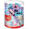 (063011) MAPED AFILALÁPICES VIVO 1 AGUJERO SURTIDOS PASTEL -EXPOSITOR 75U-