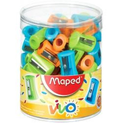 (506300) MAPED AFILALÁPICES VIVO 1 AGUJERO C/SURTIDOS BOTE EXPOSITOR DE 75U