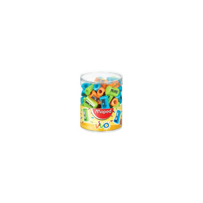 (506300) MAPED AFILALÁPICES VIVO 1 AGUJERO C/SURTIDOS BOTE EXPOSITOR DE 75U