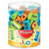 (506300) MAPED AFILALÁPICES VIVO 1 AGUJERO C/SURTIDOS BOTE EXPOSITOR DE 75U