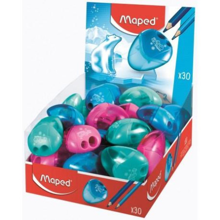 (534756) MAPED AFILALÁPICES I-GLOO 2 AGUJEROS C/SURTIDOS CAJA EXPOSITORA DE 30U