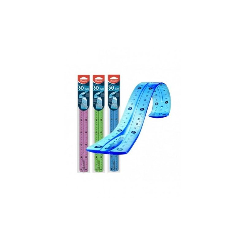 (027900) MAPED REGLA TWIST´N FLEX IRROMPIBLE DECORADA 30CM COLORES SURTIDOS (027900) MAPED REGLA TWIST´N FLEX IRROMPIBLE DECORADA 30CM COLORES SURTIDOS