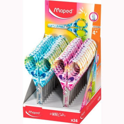 (464217) MAPED TIJERAS MINI CUTE 13CM SURTIDO MULTICOLOR C/24U