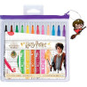 (845001) MAPED ROTULADORES HARRY POTTER POUCH ESTUCHE DE 12 C/SURTIDOS
