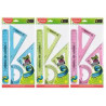(897157) MAPED REGLAS TWIST´N FLEX MAXI 30CM COLORES SURTIDOS KIT DE 4 PIEZAS