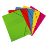 (1085SU) MARIOLA CARPETA CARTÓN 500 GR SOLAPA GOMAS FOLIO MATE 5 COLORES SURTIDOS -20U-
