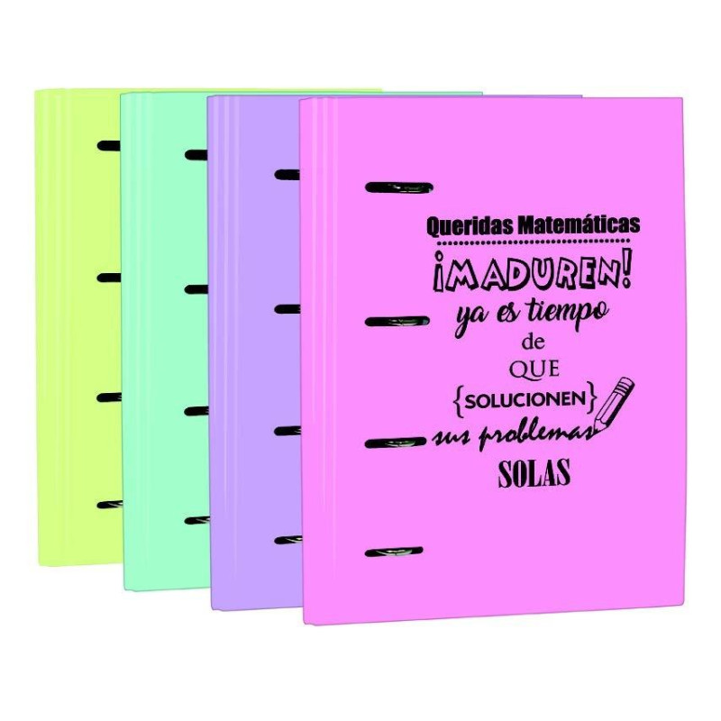 (2390FR) MARIOLA CARPEBLOCK 4X40 CARTÓN FORRADO PLASTIFICADO C/FRASES FOLIO SURTIDOS PASTEL (2390FR) MARIOLA CARPEBLOCK 4X40 CARTÓN FORRADO PLASTIFICADO C/FRASES FOLIO SURTIDOS PASTEL
