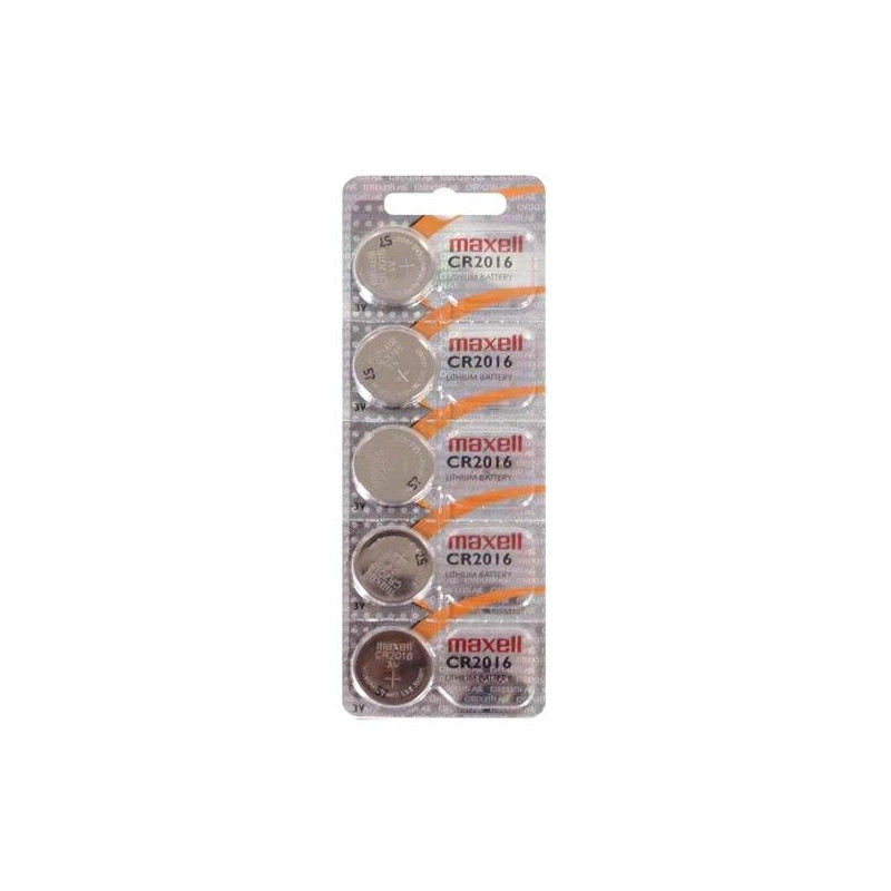 (CR2016 E-B5 MXL) MAXELL PILAS PLANAS DE LITIO 3V - CR2016 -PACK 5- (CR2016 E-B5 MXL) MAXELL PILAS PLANAS DE LITIO 3V - CR2016 -PACK 5-