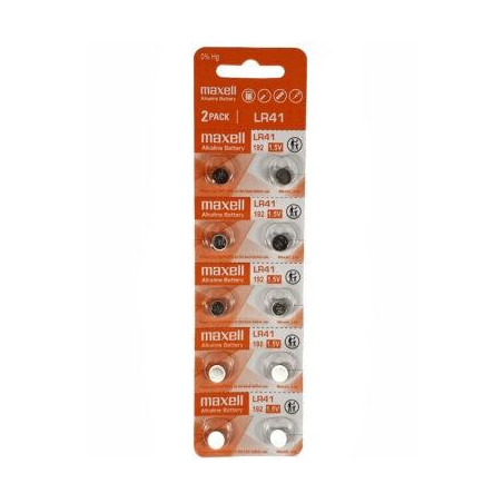 (LR0041-B10 MXL) MAXELL PILAS PLANAS ALCALINAS 1
