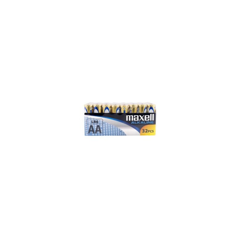 (LR06-32PK PACK SHRIN) MAXELL PILAS ALCALINAS AA - LR06- PACK 32 UDS (LR06-32PK PACK SHRIN) MAXELL PILAS ALCALINAS AA - LR06- PACK 32 UDS
