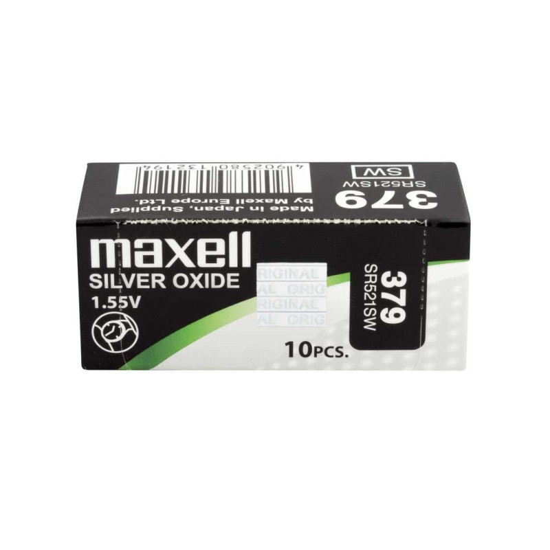 (SR0521SW MXL) MAXELL MICRO PILAS PLANAS ÓXIDO DE PLATA 1 (SR0521SW MXL) MAXELL MICRO PILAS PLANAS ÓXIDO DE PLATA 1